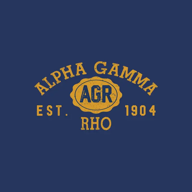 Alpha Gamma Rho Vintage Badge PR Shirt