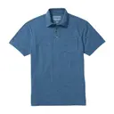 Fair Harbor The Atlantic Polo swp1 Dark Denim Atlantic Polo Front