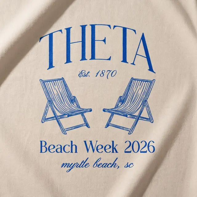 Kappa Alpha Theta Deck Chairs Spring Break Shirt