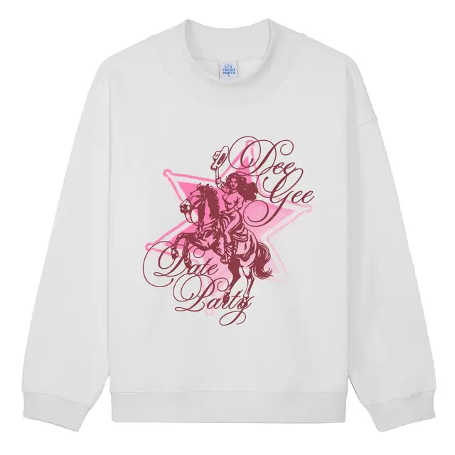 Delta Gamma Cowgirl Star Date Party Crewneck 2