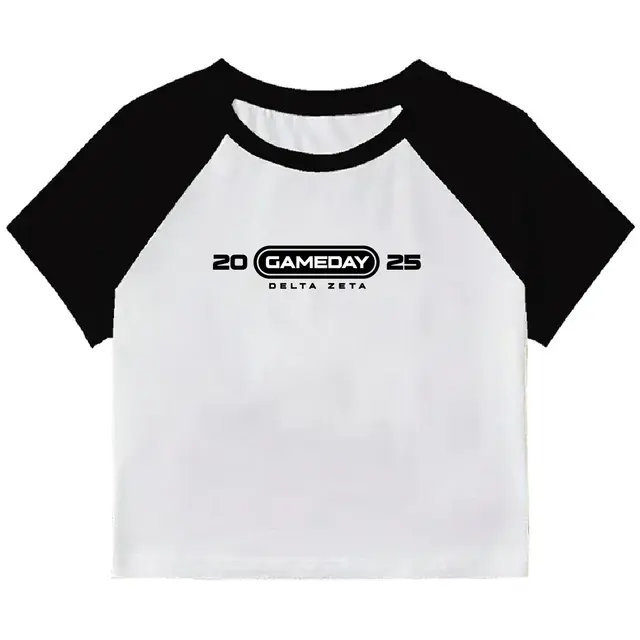 Delta Zeta Bold Oval Game Day Shirt 2