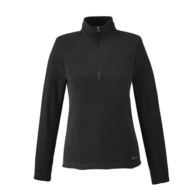 Marmot Marmot Ladies' Rocklin Fleece Half-Zip 901079 Black Front