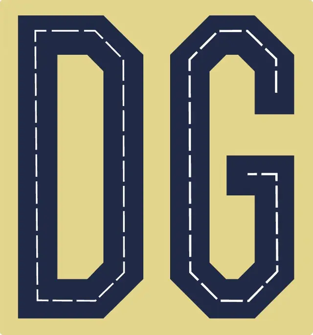 Delta Gamma Stitched Block Lettering PR Sweatpants