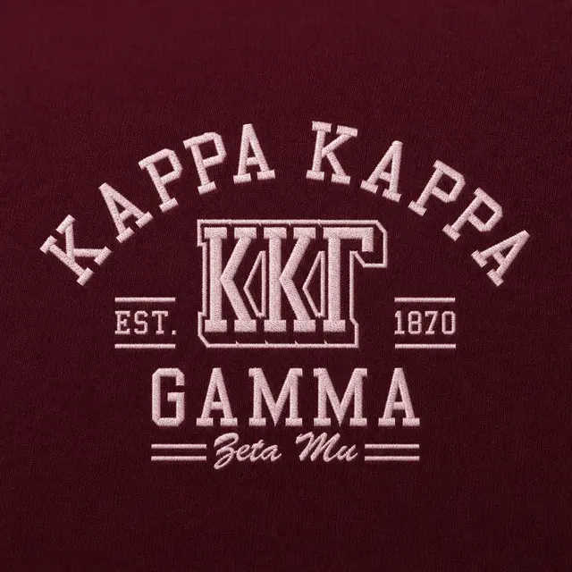 Kappa Kappa Gamma Block Lettering PR Hoodie