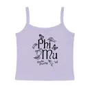 Phi Mu Hand Drawn Illustrations Date Party Tank 2