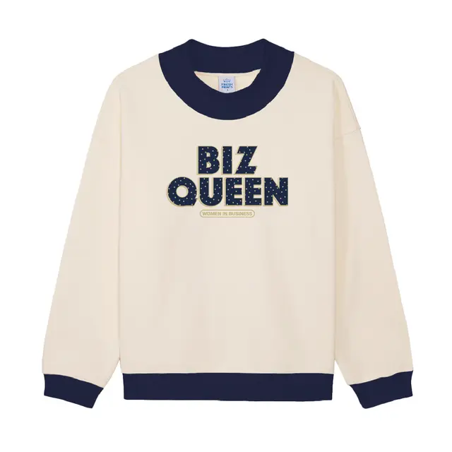 Women in Business Polka Dot Lettering PR Sweater 2