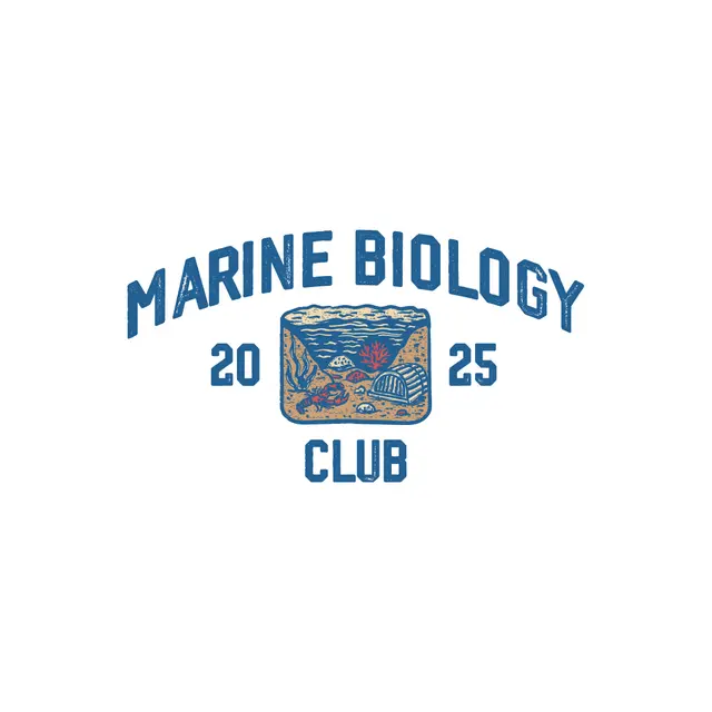 Marine Biology Club Ocean Scene PR Shirt