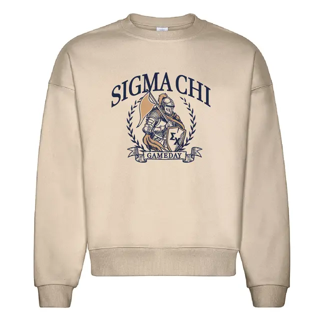 Sigma Chi Knight and Shield Game Day Crewneck 2