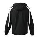 Sport-Tek Fleece-Lined Colorblock Jacket JST81 Black White Back