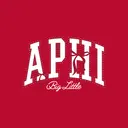 Alpha Phi Bow Accent Lettering Big Little Reveal Tank