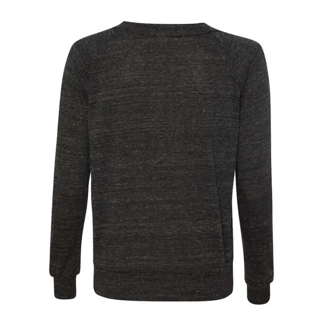 Alternative Ladies' Slouchy Eco-Jersey Pullover aa1990 Eco Black Back