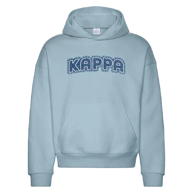 Kappa Kappa Gamma Denim Text PR Hoodie 2
