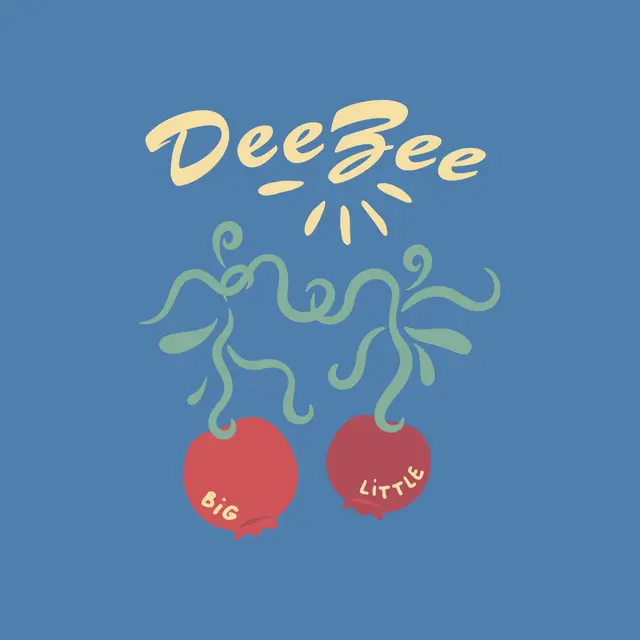 Delta Zeta Organic Script and Cranberries Big Little Reveal Crewneck