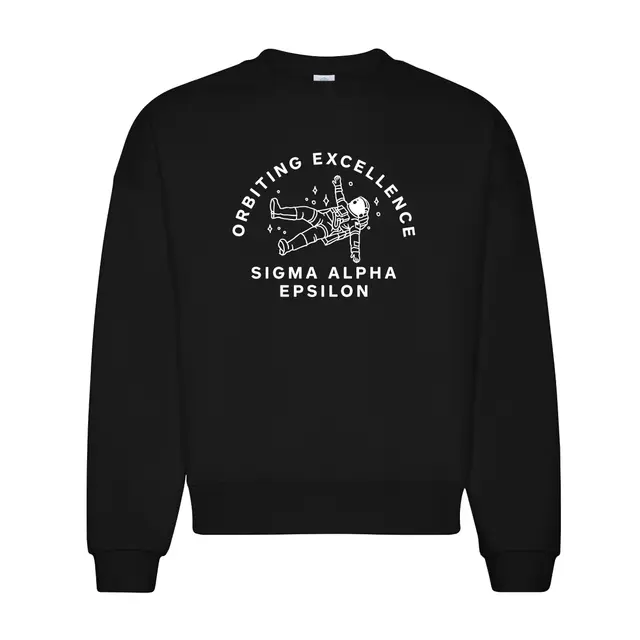 Sigma Alpha Epsilon Astronaut Illustration PR Sweater 2