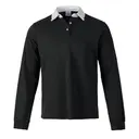 Fresh Prints Rugby Tee fp40 Black  Front