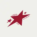 Alpha Delta Pi Big Star and Script Texts Recruitment Shirt