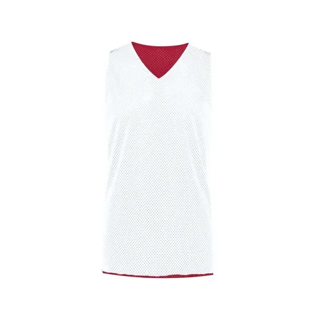 Augusta Tricot Mesh Reversible Jersey 2.0 161 Scarlet White W Front