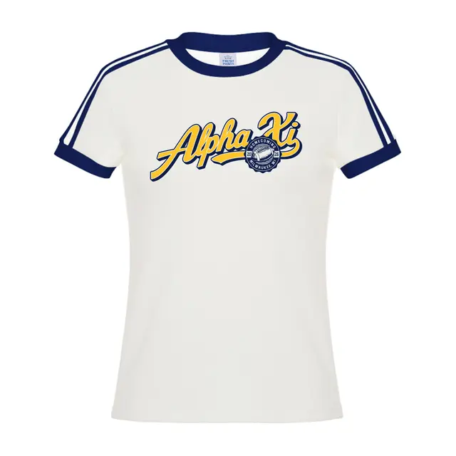 Alpha Xi Flowing Script Homecoming Shirt 2