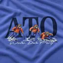 Alpha Tau Omega Skiing Bear Illustration Date Party Sweater