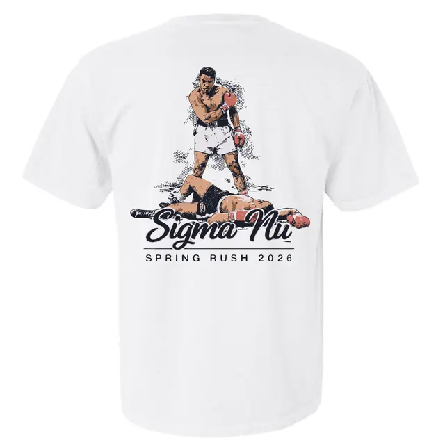 Sigma Nu Boxer Illustration Rush Shirt 2