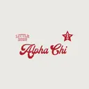 Alpha Chi Omega Bold Script with Star Big Little Reveal Shirt