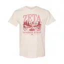 Zeta Hand Drawn Landscape Sisterhood Retreat Shirt 2