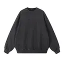 Tapstitch-Snow-Washed-Oversized-Sweatshirt-Black-Front