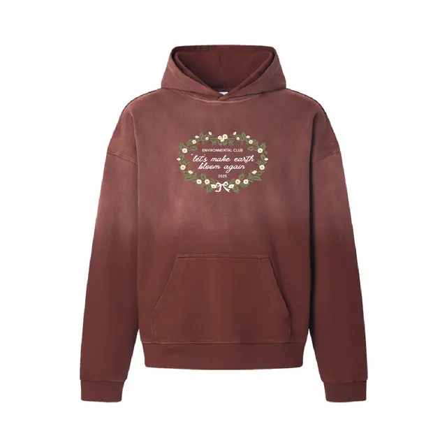 Environmental Club Floral Wreath PR Hoodie 2