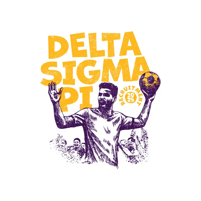 Delta Sigma Pi Bold Athlete Recruitment Shirt 2