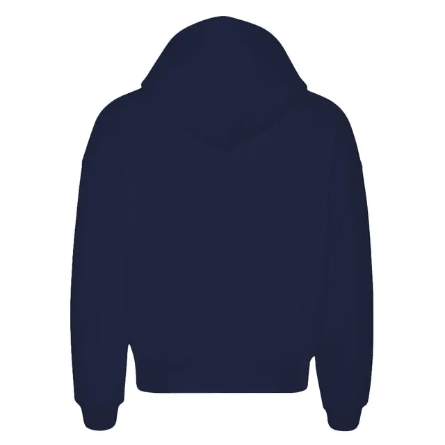 Fresh Prints Boston Hoodie Navy mto Back