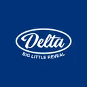 Delta Delta Delta Script Text and Oval Big Little Reveal Tank
