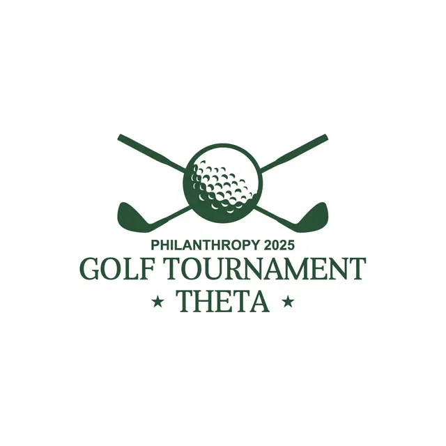 Kappa Alpha Theta Golf Clubs and Ball Philanthropy Crewneck