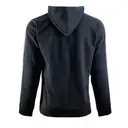 Customizable J America Rival Fleece Hooded Sweatshirt 8640 Black Back