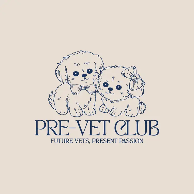 Pre-Vet Club Cute Puppy Illustration PR Shirt