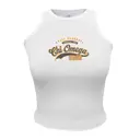 Chi Omega Retro Lettering Game Day Tank 2