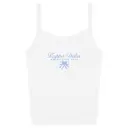 Kappa Delta Elegant Script with Bow Big Little Reveal Tank 2