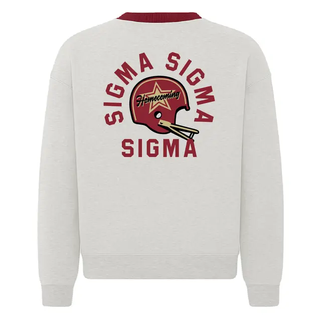 Sigma Sigma Sigma Football Helmet Homecoming Sweater 2