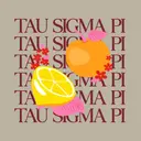 Tau Sigma Pi Citrus and Floral PR Crewneck