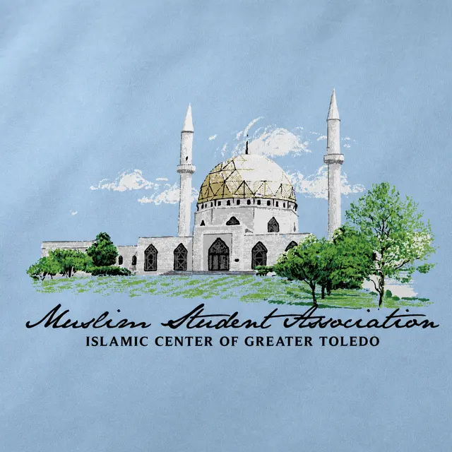Muslim Student Association Floral Illustration PR Crewneck
