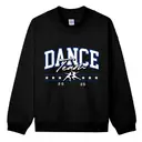Dance Team Bold Lettering and Dancer Silhouettes PR Sweater 2