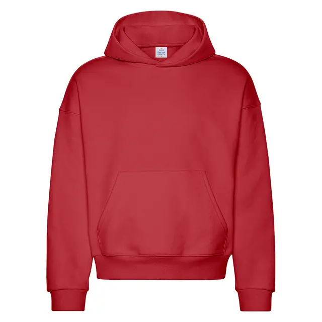 Fresh Prints Boston Heavyweight Hoodie Cherry Front