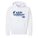 Alpha Epsilon Pi AEPI Foam Finger and Football Game Day Hoodie 2