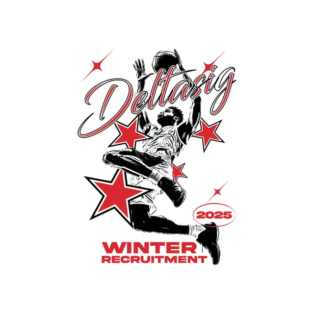 Delta Sigma Pi Slam Dunk Stars Winter Recruitment Shirt