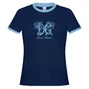Delta Gamma Floral Script Parent's Weekend Shirt 2