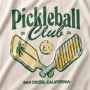 Pickleball Club Retro Vintage Sport Pickleball Club Paddles Ball Tree Design for Date Party for Club 