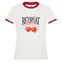 Delta Phi Epsilon Bow and Cherry Retreat Shirt 2
