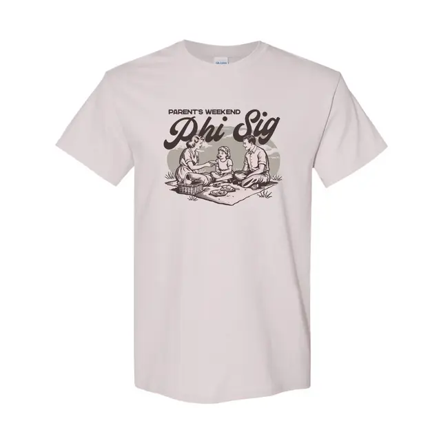 Phi Sigma Sigma Family Gathering Illustration Parents Weekend Shirt 2