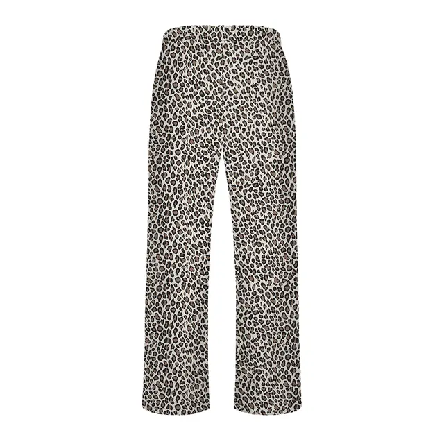 Fresh Prints FP110 Leopard Print Heavy Weight Pants Mocha Back