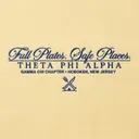 Theta Phi Alpha Curved Lettering Philanthropy Sweater