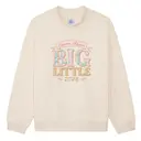Rose Patterned Floral Themed Text Big Little Reveal Sweater Design for Sigma Kappa